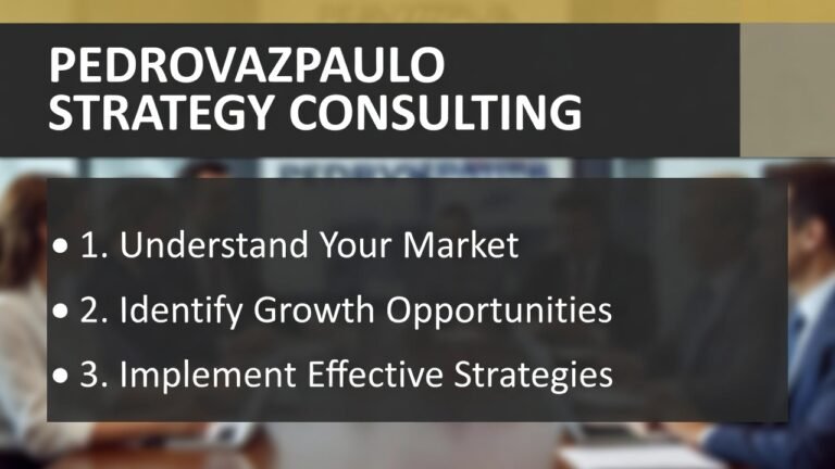 PedroVazPaulo Strategy Consulting