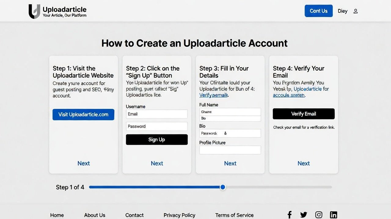 Uploadarticle Account