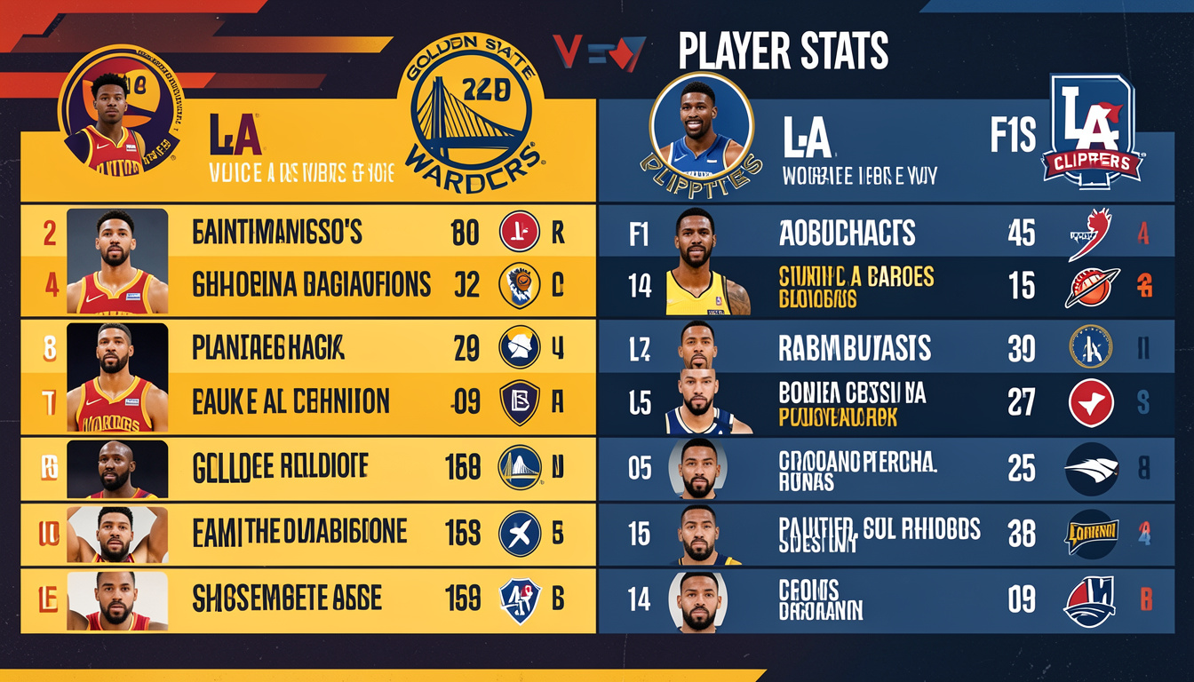 Golden State Warriors vs LA Clippers