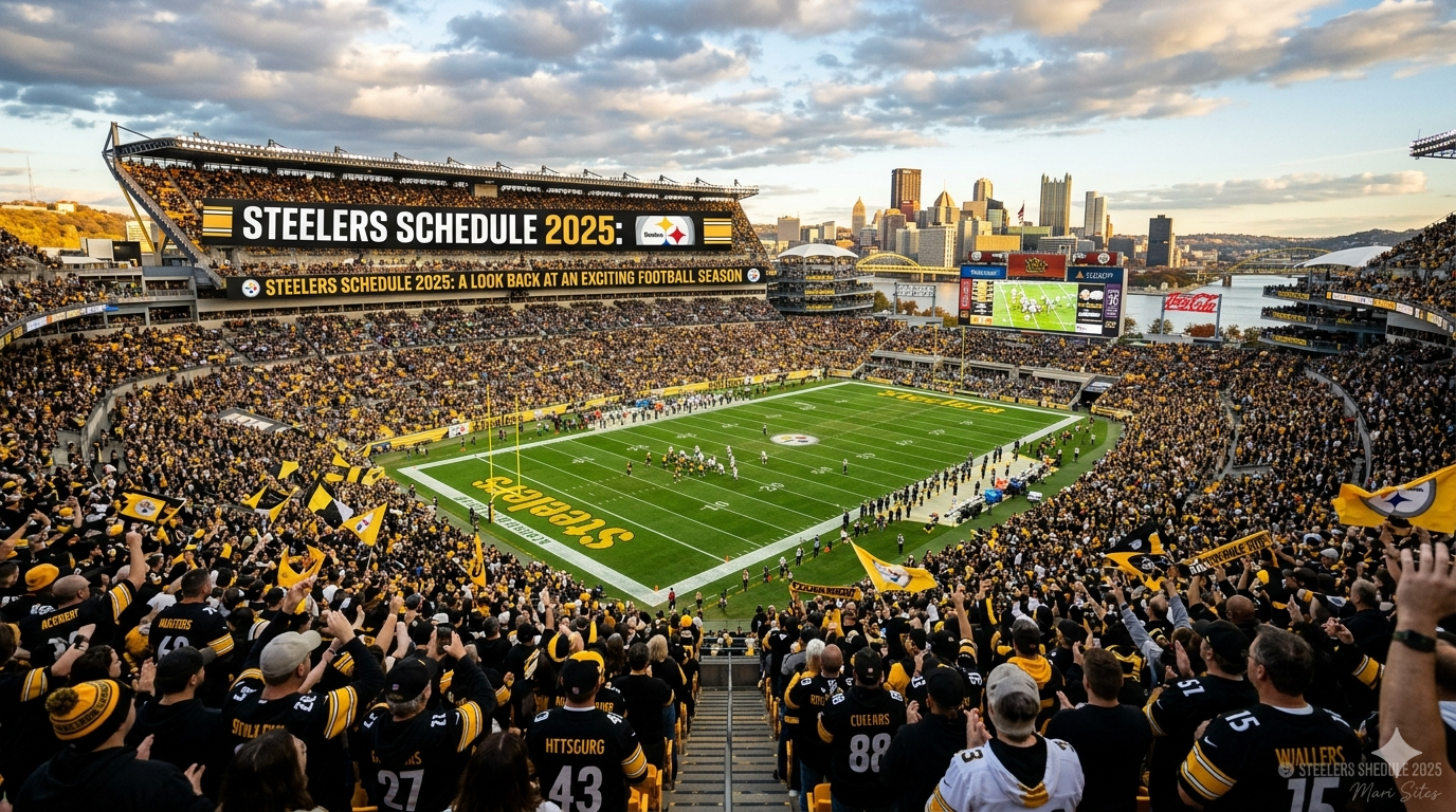 steelers schedule 2025